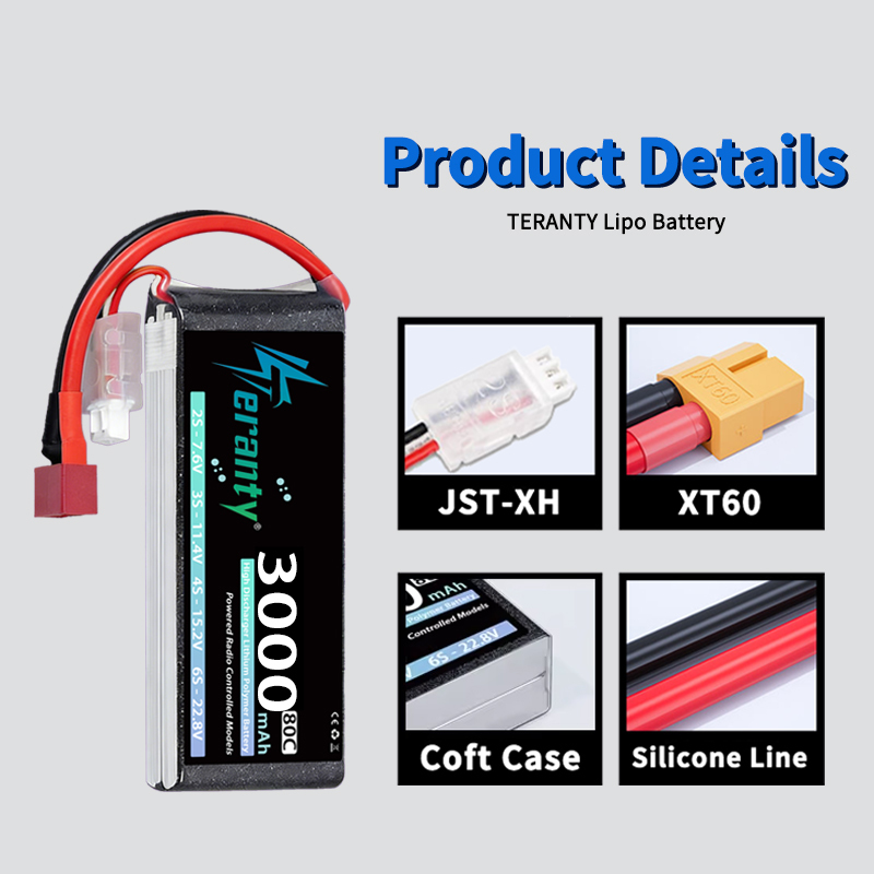 TERANTY 2S 3000mAh Lipo Batter - Rc Hobby Drone recensie en prijs